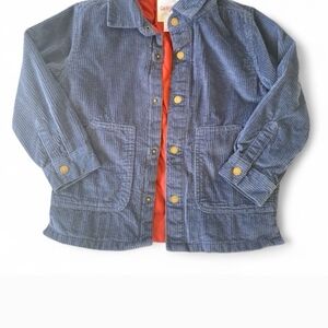 Cat & Jack Blue Corduroy Jean Jacket with Orange Lining